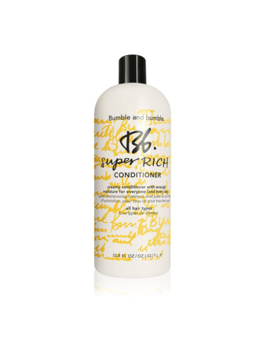 Bumble and bumble Bb.Super Rich Conditioner балсам-крем за коса придаващ хидратация и блясък 1000 мл.