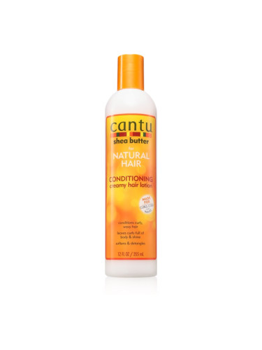 CANTU Shea Butter Creamy Lotion тоник за коса за естествен вид 355 мл.