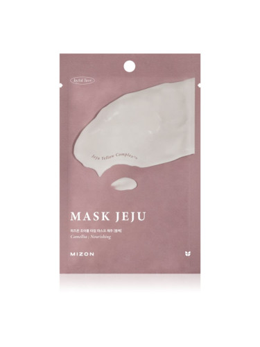 Mizon Joyful Time Jeju Camellia подхранваща платнена маска с антиоксидантен ефект 23 гр.