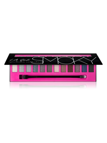 L.A. Girl Cosmetics Beauty Brick Collection палитра от сенки за очи цвят Smoky 12 гр.