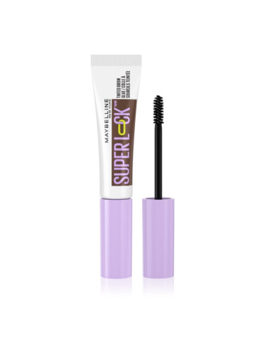 MAYBELLINE NEW YORK Super Lock фиксиращ гел за вежди цвят Deep Brown 8 гр.