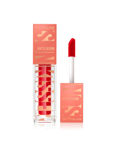 MAYBELLINE NEW YORK Sunkisser Matte течен руж с матиращ ефект цвят 36 Spicy Red 4.7 мл.