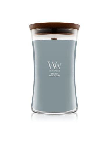 Woodwick Terra Haze ароматна свещ с дървен фитил 610 гр.