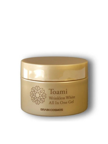 Гел-крем за лице против бръчки и пигментация Brain Cosmos TAOMI Wrinkless White All In One Gel
