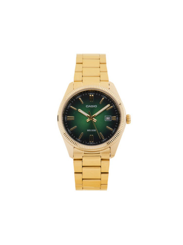 Casio Часовник MTP-1302PGC-3AVEF Зелен