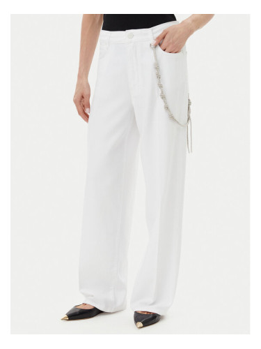 PINKO Дънки 104601 A2DO Бял Relaxed Fit