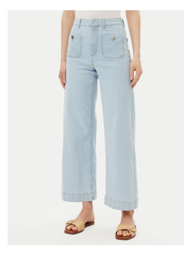 Vero Moda Дънки Kayla 10328192 Син Wide Leg