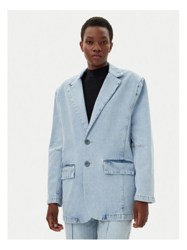 Liu Jo Сако UA5210 D4854 Светлосиньо Relaxed Fit