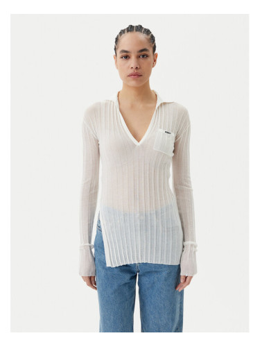 PINKO Блуза Rex Ford Polo 105151 A2LS Бял Slim Fit