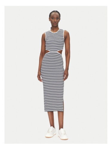 EA7 Emporio Armani Плетена рокля 7W000301 AF12654 FB101 Бял