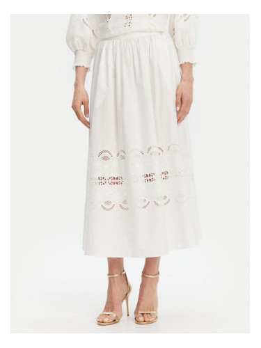 Liu Jo Миди пола WA5258 T4853 Бял Regular Fit