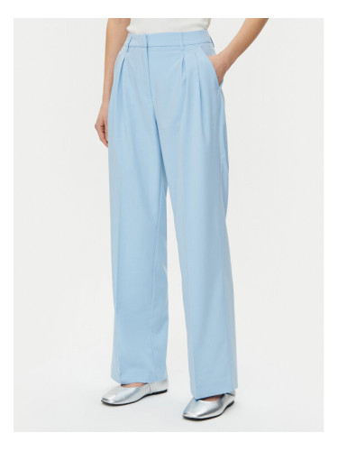 Vero Moda Текстилни панталони Liba 10324626 Светлосиньо Wide Leg