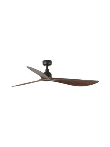 FARO 34362WT - Таванен вентилатор OUTWOOD L, кафяв/черен, Ø 150 см, WT, IP44 + дистанционно управление