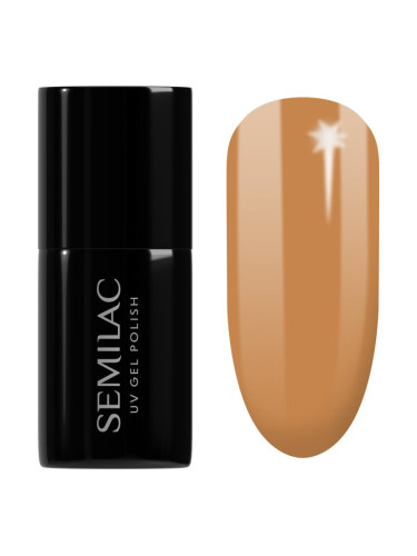 Semilac UV Hybrid Pastel Neons гел лак за нокти с използване на UV/LED лампа цвят 600 Apricot Crush 7 мл.