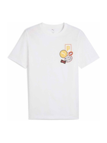 Puma GRAPHIC ICON TEE Мъжка тениска, бяло, размер