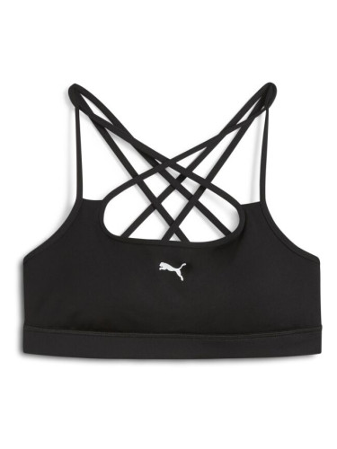 Puma MOVE STRAPPY BRA Дамско  спортно бюстие, черно, размер