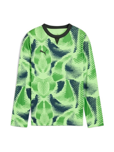 Puma TEAMTARGET GL LS JERSEY JR Детска вратарска фланелка, зелено, размер