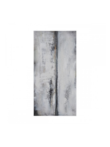 Картина Сив Абстрактен 120 x 3 x 60 cm
