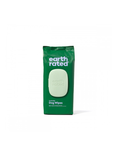 Мокри Кърпички за Домашни Любимци Earth Rated Лавандула (60 Части)