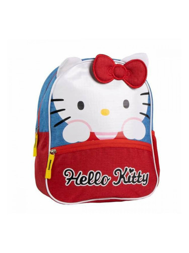 Училищна чанта Hello Kitty Син