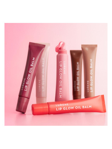 Хидратиращо балсам олио за бляскави устни Lumene Lip Glow Oil Balm