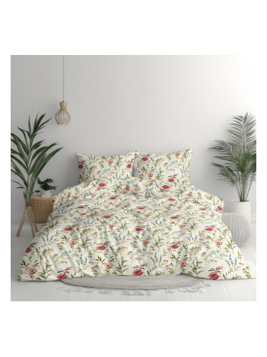 Спален Комплект МЕДОУ, 100% Памук Ранфорс, 3 части