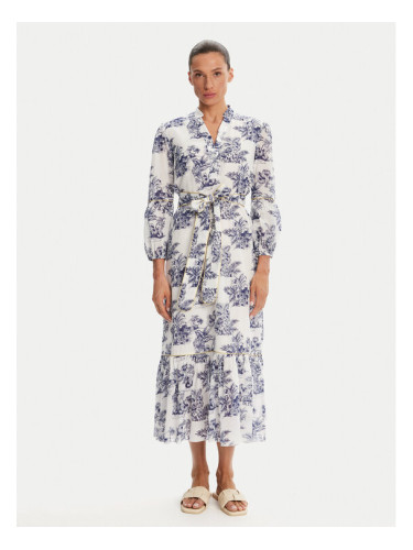 Iconique Лятна рокля IC25-078 Бял Relaxed Fit