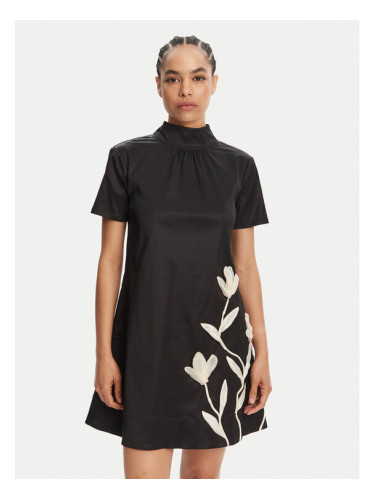 STAUD Коктейлна рокля Ilana R25R2208CT Черен Regular Fit