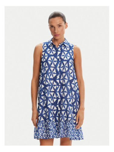 Iconique Лятна рокля IC25-085 Син Regular Fit