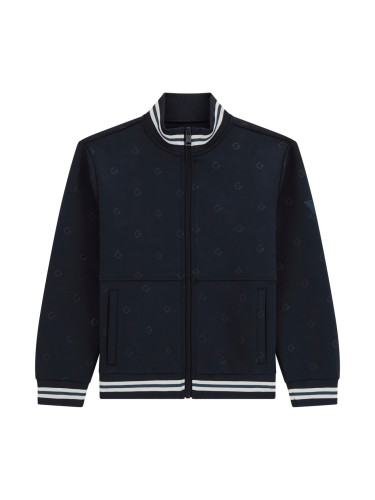 Детски суитшърт с цип в тъмносин цвят Guess