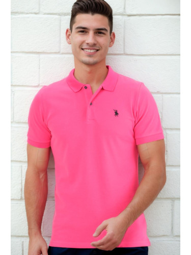T9561 DEWBERRY MEN'S TSHIRT-FUCHSIA