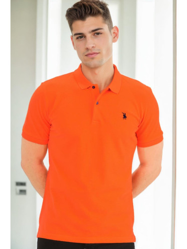 T9561 DEWBERRY MEN'S TSHIRT-ORANGE