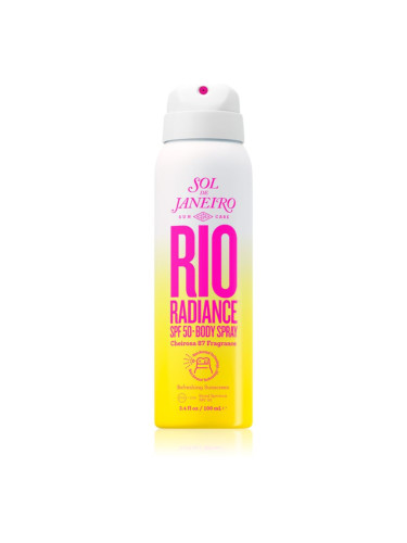 Sol de Janeiro Rio Radiance SPF 50 освежаващ и хидратиращ спрей за защита на кожата SPF 50 100 мл.