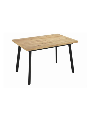 Трапезна маса LINI разтегателна, дъб артисан/черно