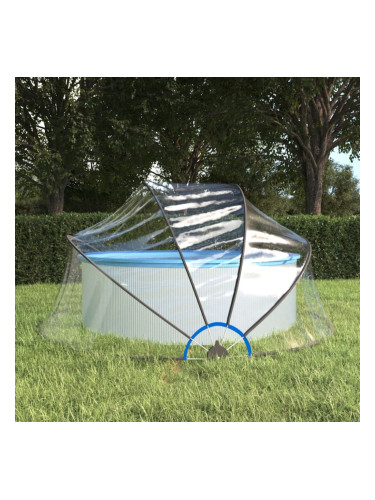 Sonata H Купол за басейн 315x158 см PVC