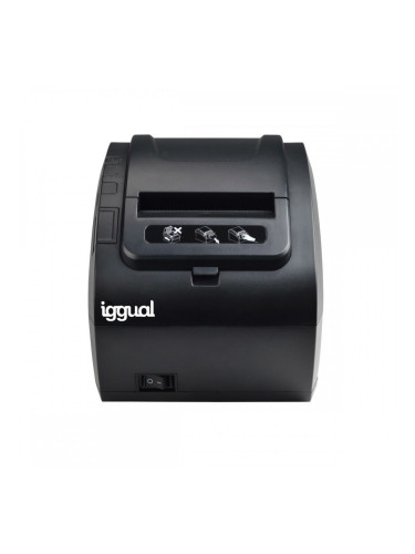 Термопринтер iggual TP8002 203 dpi Черен