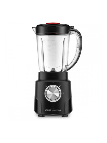 Блендер с чаша UFESA CORAL BLACK Черен 600 W 1,5 L