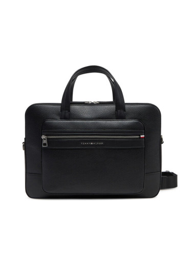 Tommy Hilfiger Чанта за лаптоп Th Central Computer Bag AM0AM13203 Черен