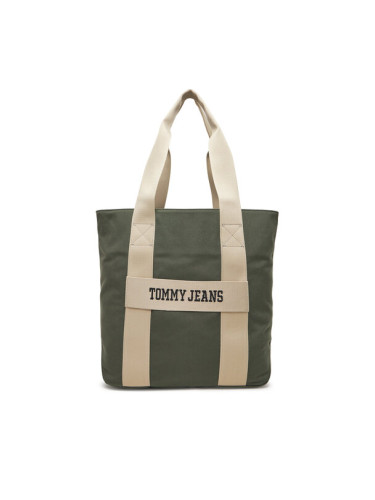 Tommy Jeans Сак Retro Cool Tote AM0AM13278 Каки