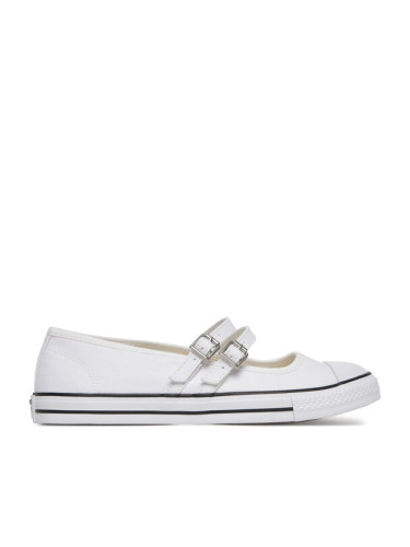 Converse Балеринки Chuck Taylor All Star Dainty Mary Jane A11552C Бял