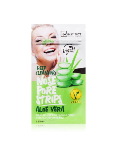 IDC Institute Aloe Vera почистващи лентички за нос 5 бр.