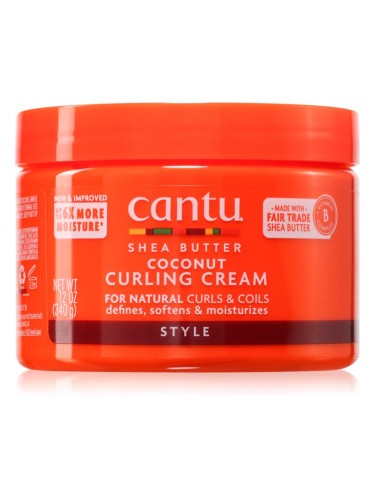 CANTU Shea Butter Curling Cream крем за коса за фиксиране и оформяне 355 мл.