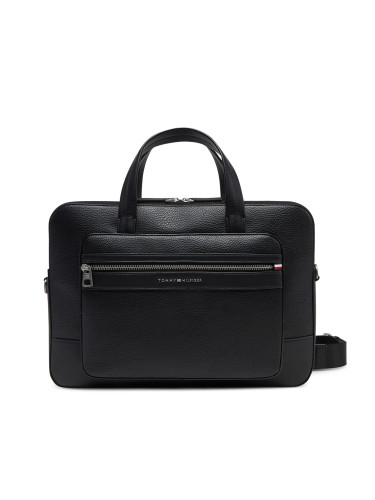Чанта за лаптоп Tommy Hilfiger Th Central Computer Bag AM0AM13203 Черен