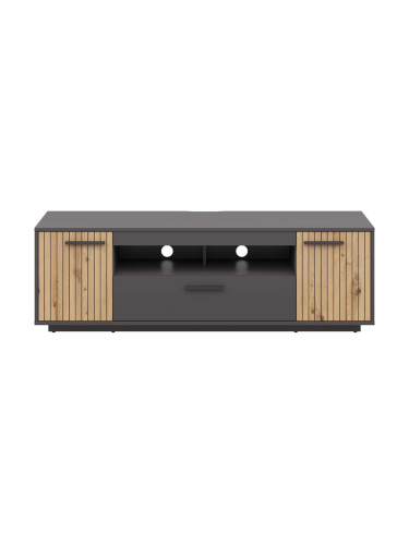 СИВ/ДЪРВЕСЕН  ТВ ШКАФ ЛУКАС ПДЧ 163.6/40.2/52.2 СМ