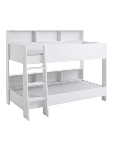 БЯЛО ДВУЕТАЖНО ЛЕГЛО СУЕЙ-2 207/130/170 СМ ЗА 2 МАТРАКА 90/200 СМ