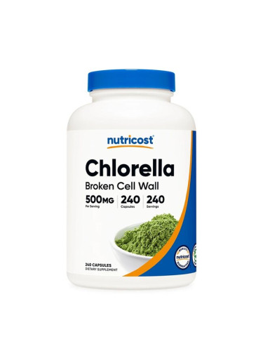Хлорела 500 mg 240 капсули | Nutricost