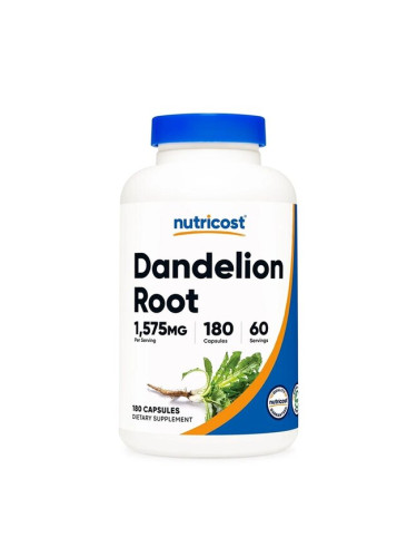 Глухарче (корен) 525 mg 180 капсули | Nutricost