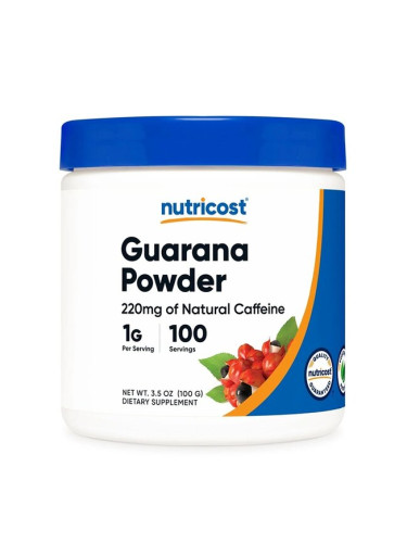 Гуарана 1000 mg 100 g прах | Nutricost