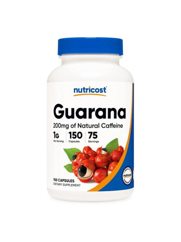 Гуарана 500 mg 150 капсули | Nutricost