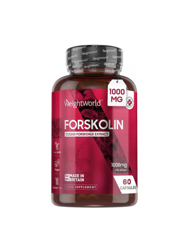 Здравословно отслабване - Форсколий 1 g, 60 капсули - Forskolin